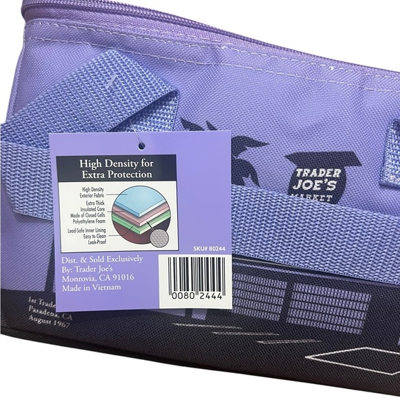 Pink & Lavender Trader Joe’s Insulated Cooler Lunch Bags (LIMITED EDITION) - Picture 11 of 13